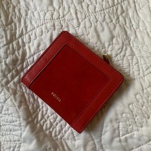 EUC Fossil small Logan RFID bifold wallet